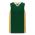B1715 Pro Basketball Jersey - Dark Green/Gold/White - Front