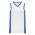 B2115 Pro Basketball Jersey - White/Royal - Front