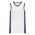 B2115 Pro Basketball Jersey - White/Navy - Front