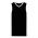 B2115 Pro Basketball Jersey - Black/White - Front
