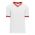 BA1333 Pullover Baseball Jersey - White/Red - Front
