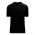 BA1344 Two Button Baseball Jersey - Black/White - Front