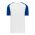 BA1375 Pullover Baseball Jersey - White/Royal - Front