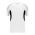 BA1745 One Button Baseball Jersey - Black/White - Front
