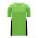 BA1763 One Button Baseball Jersey - Lime Green/Black/White - Front