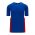 BA1763 One Button Baseball Jersey - Royal/Red/White - Front
