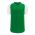 BA1875 Full Button Baseball Jersey - Kelly/White - Front