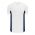 BA1890 Full Button Baseball Jersey - White/Navy - Front