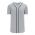 BA5500 Full Button Baseball Jersey - Detroit Grey/Navy - Front