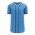 BA5500 Full Button Baseball Jersey - Tampa Bay Sky/Navy - Front