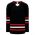 H550B Pro Hockey Jersey - New Chicago 3rd Black - Front