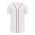 Athletic Knit BA5500-BOS584 Full Button Baseball Jersey - White/Red - Primary