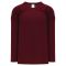 H6000 Practice Hockey Jersey - Maroon - Front
