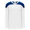 H6100 League Hockey Jersey - White/Royal - Front