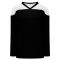 H6100 League Hockey Jersey - Black/White - Front
