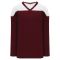 H6100 League Hockey Jersey - Maroon/White - Front