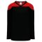 H6100 League Hockey Jersey - Black/Red - Front