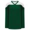 H6100 League Hockey Jersey - Dark Green/White - Front