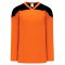 H6100 League Hockey Jersey - Orange/Black - Front