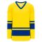 H6400 League Hockey Jersey - Maize/Royal - Front
