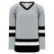 H6500 League Hockey Jersey - Grey/Black/White - Front
