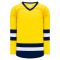 H6500 League Hockey Jersey - Maize/White/Navy - Front