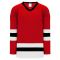 H6500 League Hockey Jersey - Red/Black/White - Front