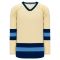 H6500 League Hockey Jersey - Sand/Navy/Sky - Front