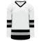 H6500 League Hockey Jersey - White/Black/Grey - Front