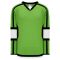 H7000 Select Hockey Jersey - Lime Green/Black/White - Front