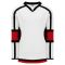 H7000 Select Hockey Jersey - White/Black/Red - Front