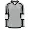 H7000 Select Hockey Jersey - Grey/White/Black - Front