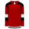 H7400 Select Hockey Jersey - Red/Black/White - Front