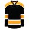 H7500 Select Hockey Jersey - Black/White/Gold - Front