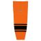 HS2100 Lightweight Pro Hockey Socks - Orange/Black - Front