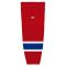 HS2100 Lightweight Pro Hockey Socks - Montreal Red - Front