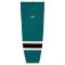 HS2100 Lightweight Pro Hockey Socks - 2013 San Jose Pacific Teal - Front