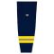 HS2100 Lightweight Pro Hockey Socks - 2011 Michigan Navy - Front