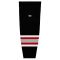 HS2100 Lightweight Pro Hockey Socks - Buffalo Black - Front