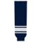 HS630 Knitted Striped Hockey Socks - Navy/White - Front