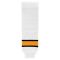 HS630 Knitted Striped Hockey Socks - Boston White - Front