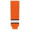 HS630 Knitted Striped Hockey Socks - Orange/Black/White - Front