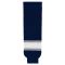 HS630 Knitted Striped Hockey Socks - 2002 Edmonton 3rd Navy - Front