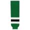 HS630 Knitted Striped Hockey Socks - 2013 Dallas Kelly Green - Front