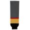 HS630 Knitted Striped Hockey Socks - 2017 Vegas Charcoal - Front