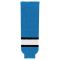 HS630 Knitted Striped Hockey Socks - Pro Blue/Black/White - Front
