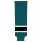 HS630 Knitted Striped Hockey Socks - Pacific Teal/Black/White - Front