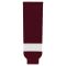HS630 Knitted Striped Hockey Socks - Peterborough Maroon - Front