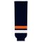 HS630 Knitted Striped Hockey Socks - New York Islanders Navy - Front