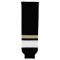 HS630 Knitted Striped Hockey Socks - New Pittsburgh 3rd Black - Front